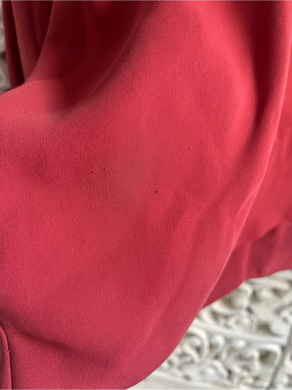 Babaton Aritzia Pink Wrap Front Long Sleeve Blouse Top Size Large - Picture 8 of 10